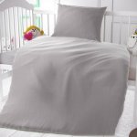 Kvalitex mušelínové povlečení světle šedá 90 x 135 cm 45 x 60 cm – Zboží Dáma