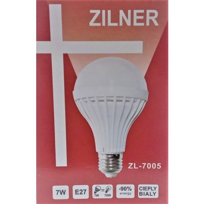 Zilner Gpol LED žárovka E14/7W/90-265V teplá bílá – Zboží Mobilmania