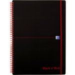 Oxford Zápisník Black n´ Red Movebook linkovaný černá A4 70 listů – Zboží Živě