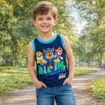 Setino chlapecké letní tílko Tlapková Patrola hlavní trojka modré – Zbozi.Blesk.cz