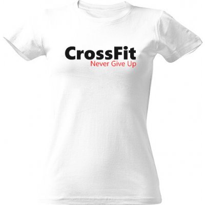 tričko s potiskem Crossfit bílé