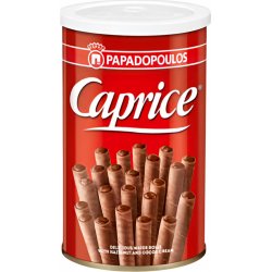 Papadopoulos Caprice plněné trubičky Classic 250 g