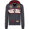 Pánská mikina GEOGRAPHICAL NORWAY mikina FILIO MEN ITALIA MILANO tmavě šedá