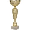 Pohár a trofej Kovový pohár Zlatý 24,5 cm 9 cm