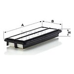 Vzduchový filtr MANN-FILTER C 35 008 – Hledejceny.cz
