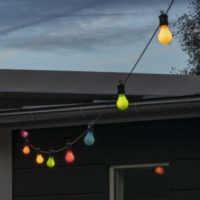 Konstsmide Christmas LED světelný řetěz Party, pastelové barvy, stmívatelné, IP44 - 4151-500 – Hledejceny.cz