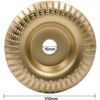Rašple na úhlovou brusku tvarující průměr 100 mm na dřevo – Zboží Dáma
