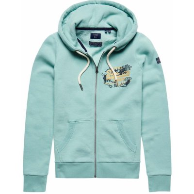 Superdry dámská mikina VINTAGE VL NARRATIVE ZIPHOOD W2011351AGZL