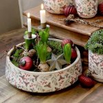 Béžová keramická mísa s cesmínou Holly - Ø 30*10 cm – Hledejceny.cz