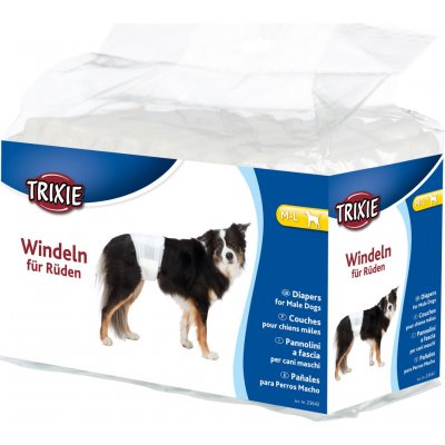Trixie Papírové pleny pro psy M-L 45-60 cm 12 ks – Zboží Mobilmania