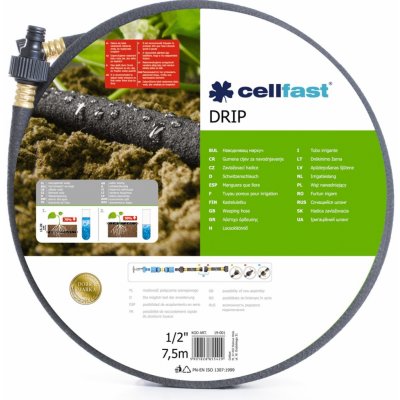 Cellfast DRIP 1/2" L-07.5 m priesaková 256464 – Zboží Mobilmania