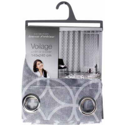 Douceur d`Interieur Vnitřní závěs s očky DARIO 140 x 240 cm – Hledejceny.cz