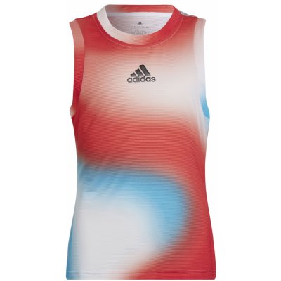 adidas Girls Q1 Tank PB white/vivid red/sky rush – Zboží Dáma
