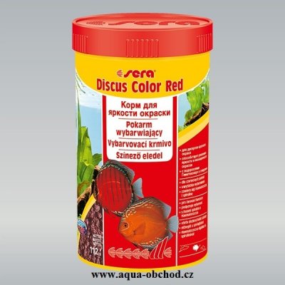 Sera Discus color red 250 ml – Zboží Mobilmania