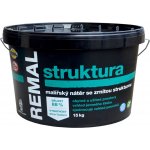 Barvy a laky Hostivař Malířský nátěr s hrubozrnnou strukturou REMAL STRUKTURA - 4 kg - bílý – Zbozi.Blesk.cz