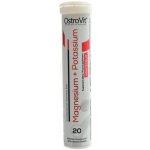 OstroVit Magnesium + potassium 20 šumivé tablety grapefruit – Hledejceny.cz