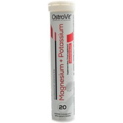 OstroVit Magnesium + potassium 20 effervescent tablet šumivé tablety grapefruit