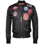 Miltec bunda Top Gun Flight Jacket Beast černá – Hledejceny.cz