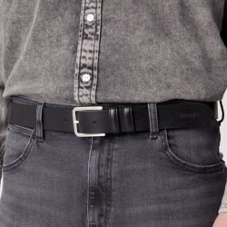 Wrangler opasek W0N4US100 SLIM belt BLACK