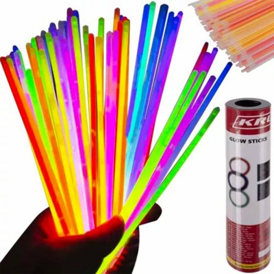 AFF 2602 Svítící náramky Lightstick 100 ks barevné – Zbozi.Blesk.cz