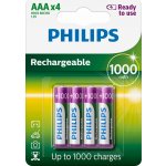 Philips AAA 1000mAh 4ks R03B4RTU10/10 – Zbozi.Blesk.cz