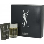 Yves Saint Laurent L'Homme EDT 100 ml + balzám po holení 50 ml + sprchový gel 50 ml dárková sada – Hledejceny.cz