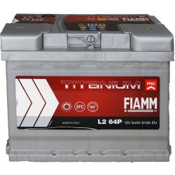 Fiamm Titanium PRO 12V 64Ah 610A L2 64P