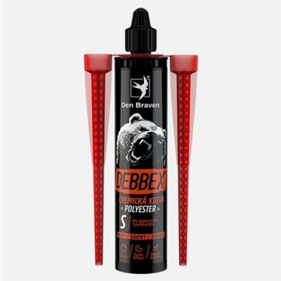 DEN BRAVEN Chemická kotva POLYESTER 380ml - šedá – HobbyKompas.cz