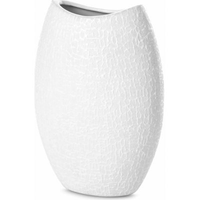 EUROFIRANY DEKORAČNÍ VÁZA RISO 18X9X26 CM BÍLÁ – Zboží Dáma