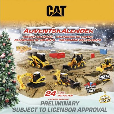 Carrera CAT Baustelle hračky adventní kalendář – Zboží Dáma