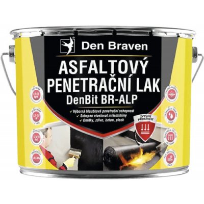 Asfaltový penetrační lak DEN BRAVEN DenBit BR-ALP 9 kg