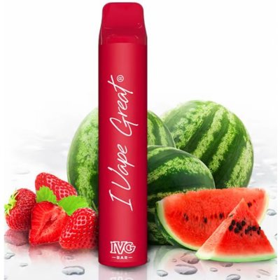 IVG Bar Plus Strawberry Watermelon 20 mg 600 potáhnutí 1 ks – Zboží Mobilmania