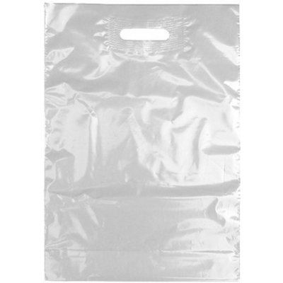 Taška bílá PE 38x46 mm – Zboží Dáma