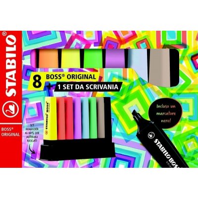 Stabilo Boss Original 8 ks ve stojánku – Hledejceny.cz