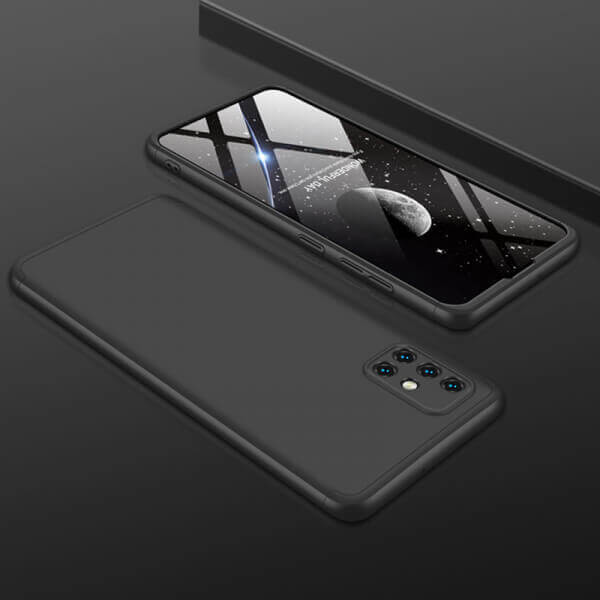 Pouzdro SES Ochranné 360° celotělové plastové Samsung Galaxy A52 A525F - černé