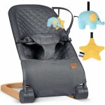 Nukido NK-52 Houpací křeslo s hračkami antracitová – Zboží Dáma