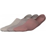 Esmara dámské nízké s BIO bavlnou 3 páry béžová růžová – Sleviste.cz