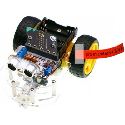 ElecFreaks micro:bit robot s motor:bit s deskou V2.21 – Zboží Mobilmania