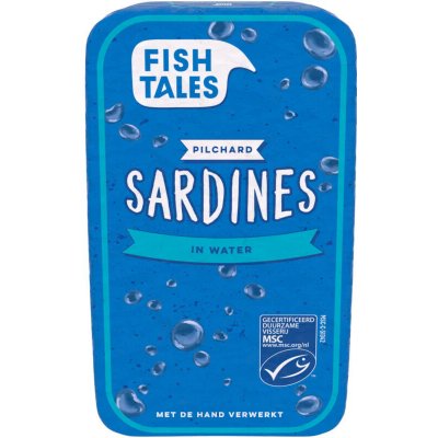 Fish Tales Sardinky ve vodě MSC 120 g – Zboží Dáma