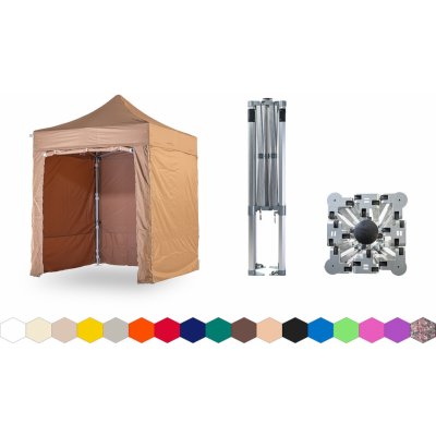TENTino BIG HEXAGON 2x2 m 10B SVĚTLE HNĚDÁ – Hledejceny.cz