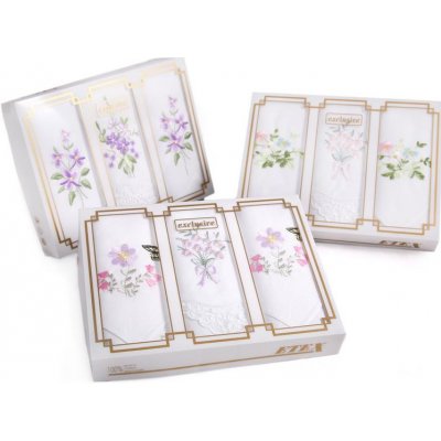 Dámský kapesník Etex L25 3 ks – Zboží Dáma