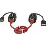 Manhattan 179300 USB 1.1 Prodloužení přes patch kabel RJ45, do 60m, 2ks, Black – Zbozi.Blesk.cz