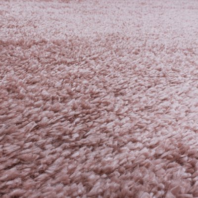 Ayyildiz Fluffy Shaggy 3500 rose Růžová – Zboží Mobilmania
