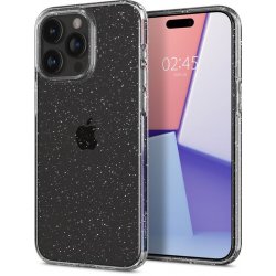 Pouzdro Spigen Liquid Crystal Glitter iPhone 15 Pro čiré