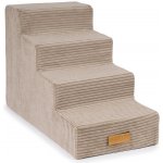 Dogeste Schůdky pro psy/kočky 4stupňové BARANEK tmavě béžový – Zboží Dáma