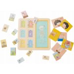 Classic World Educational Board Human Body Stavebnice pro děti Match 19 dílků – Zboží Dáma
