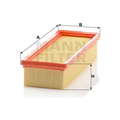 MANN FILTER Vzduchový filtr C 2341 – Hledejceny.cz