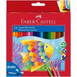 Faber-Castell 1442 akvarelové 24 ks + štětec – Sleviste.cz