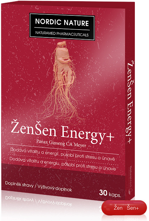 NaturaMed ŽenŠen Energy+ 30 kapslí