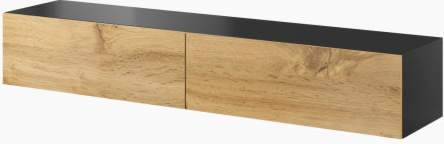 Cama VIGO 1 černá dub wotan